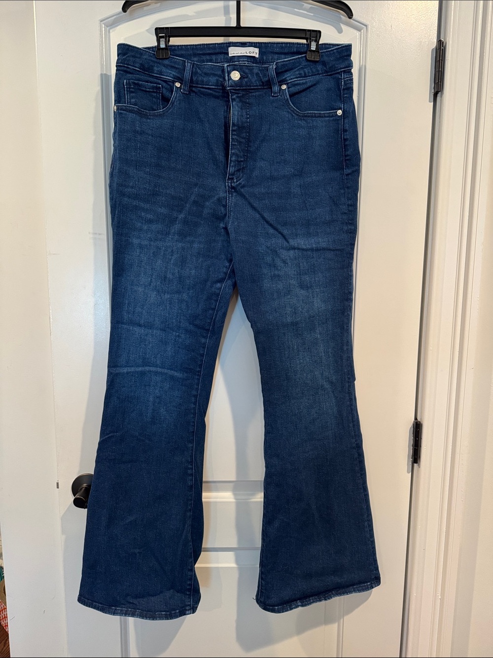 Dark Blue Women's Flared Jeans